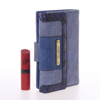 Elegantní dámská peněženka modrá - Dudlin M341