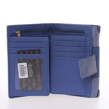 Elegantní dámská peněženka modrá - Dudlin M341