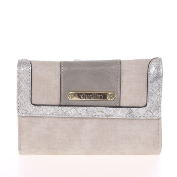 Elegantní dámská peněženka šedá - Dudlin M341
