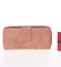 Módní větší dámská peněženka růžová - Dudlin M359