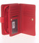 Středně velká dámská červeno béžová peněženka - Dudlin M380