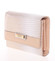 Luxusní středně velká lesklá růžová dámská peněženka - Dudlin M375