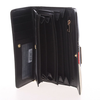 Elegantní velká dámská černá peněženka - Dudlin M368