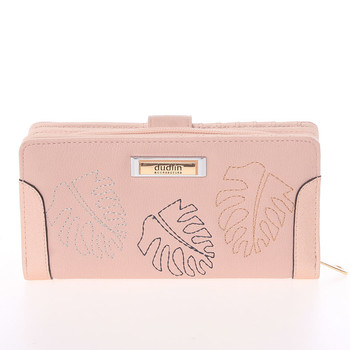 Velká dámská originální světle růžová peněženka - Dudlin M354