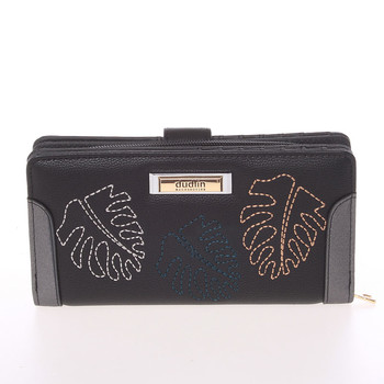 Velká dámská originální černá peněženka - Dudlin M354