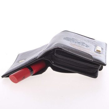 Velká dámská originální černá peněženka - Dudlin M354