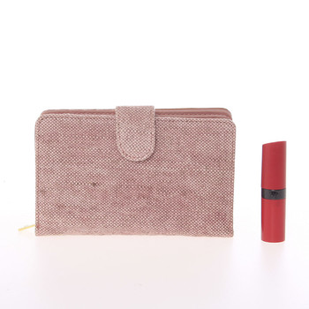 Střední dámská růžová peněženka - Dudlin M330