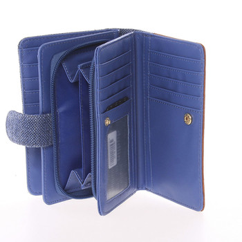 Střední dámská modrá peněženka - Dudlin M330