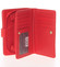 Střední originální dámská červená peněženka - Dudlin M384