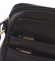  Módní pánská kožená taška na doklady přes rameno černá - SendiDesign Lamar