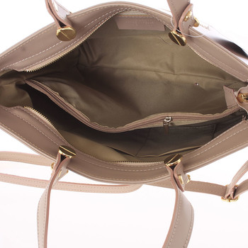 Dámská kožená kabelka tělová - Delami Valentina