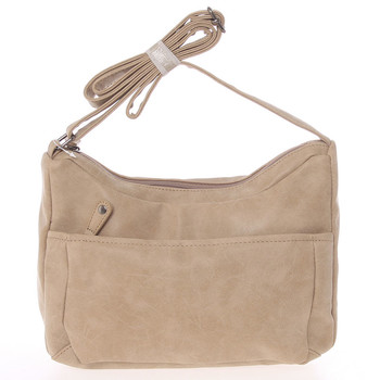 Dámská trendy crossbody kabelka taupe - Just Dreamz Bethany