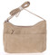 Dámská trendy crossbody kabelka taupe - Just Dreamz Bethany