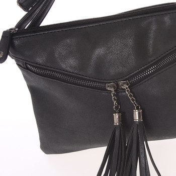 Moderní dámská crossbody kabelka černá - Just Dreamz Makenna