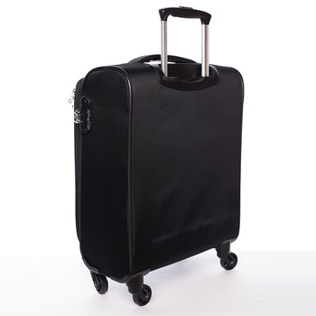 Odlehčený cestovní kufr černý - Menqite Kisar S