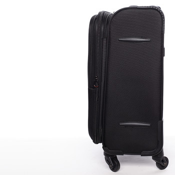 Cestovní kufr černý látkový - Ormi Kratch L
