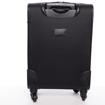 Cestovní kufr černý látkový - Ormi Kratch S