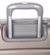 Cestovní pevný kufr zlatý - Mahel Rayas S