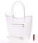 Elegantní bílá kožená kabelka přes rameno - ItalY Madeline