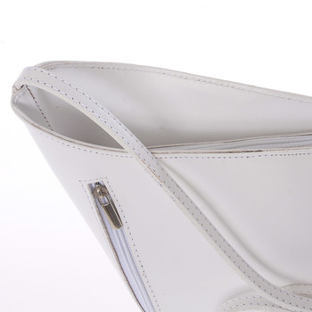 Originální bílá kožená crossbody kabelka - ItalY Meidi