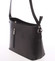 Malá černá kožená crossbody kabelka  - ItalY Madora