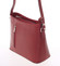 Malá červená kožená crossbody kabelka  - ItalY Madora