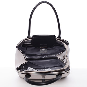 Moderní menší dámská kabelka světle šedá - Tomassini Sloane