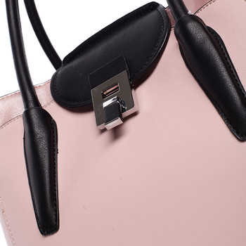 Moderní menší dámská kabelka růžová - Tomassini Sloane