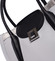 Moderní menší dámská kabelka šedá - Tomassini Sloane
