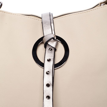 Originální dámská kabelka do ruky béžová - MARIA C Cherish