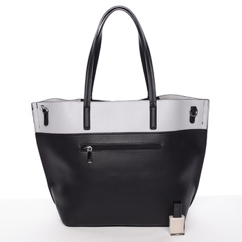 Trendy měkká dámská kabelka černá - Tommasini Millie