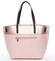 Trendy měkká dámská kabelka růžová - Tomassini Millie