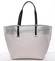 Trendy měkká dámská kabelka šedá - Tomassini Millie