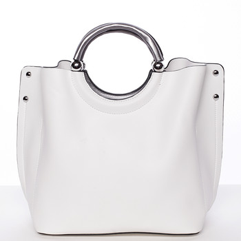 Originální dámská kabelka do ruky bílá - Tomassini Caylee