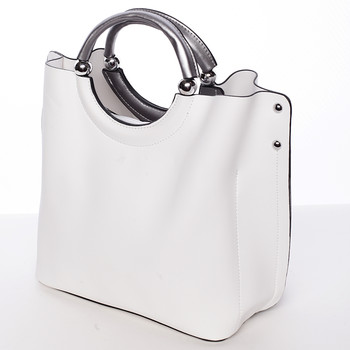 Originální dámská kabelka do ruky bílá - Tomassini Caylee