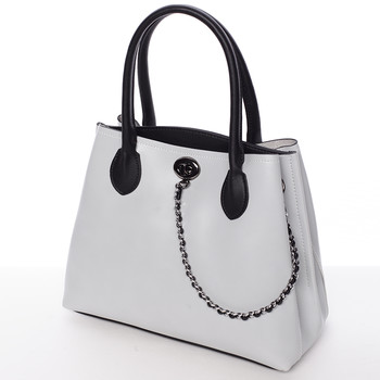 Elegantní dámská kabelka do ruky šedá - Tomassini Abby