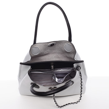 Elegantní dámská kabelka do ruky šedá - Tomassini Abby