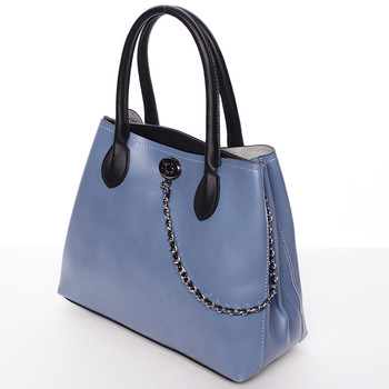 Elegantní dámská kabelka do ruky modrá - Tomassini Abby