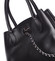 Elegantní dámská kabelka do ruky černá - Tommasini Abby