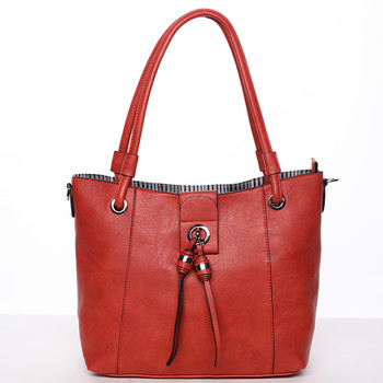 Módní dámská kabelka přes rameno červená - MARIA C Deborah