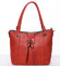 Módní dámská kabelka přes rameno červená - MARIA C Deborah