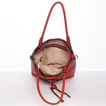 Módní dámská kabelka přes rameno červená - MARIA C Deborah