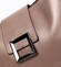 Trendy elegantní dámská kabelka lesklá růžová - Tommasini Alejandra