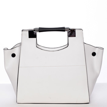 Moderní dámská kabelka do ruky bílá - Tommasini Marisa