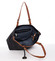 Módní dámská kabelka přes rameno černá - MARIA C Itzel