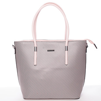 Originální větší kabelka růžová - Silvia Rosa Ciara