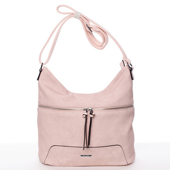 Trendy dámská crossbody kabelka růžová - Silvia Rosa Abril