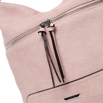 Trendy dámská crossbody kabelka růžová - Silvia Rosa Abril