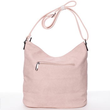 Trendy dámská crossbody kabelka růžová - Silvia Rosa Abril