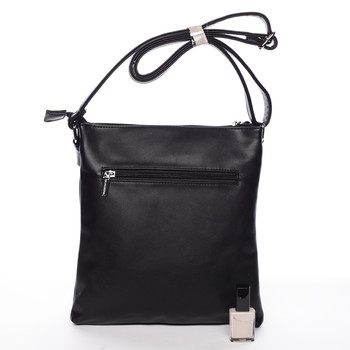 Moderní crossbody kabelka černá - Silvia Rosa Medusa